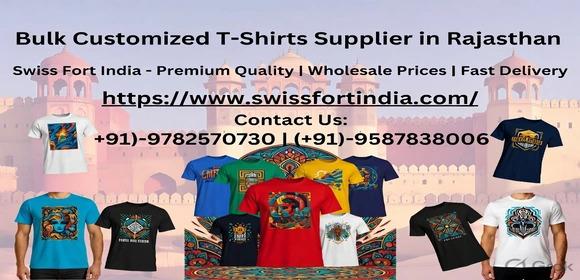 Bulk Customized t-shirts Supplier in Rajasthan