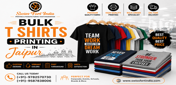 Bulk T Shirts Printing in Jaipur