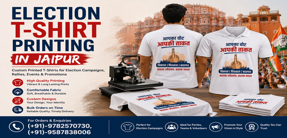 Election T-Shirt Printing in Jaipur